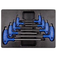 Набор L-обр ключей TORX  9-22308PR